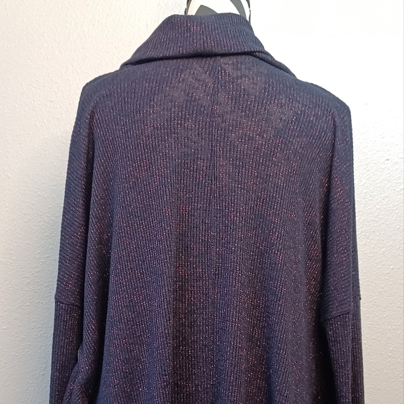 Anthropologie 9-H15 STCL Orley Metallic Cowl Neck Sweater - Picture 7 of 16